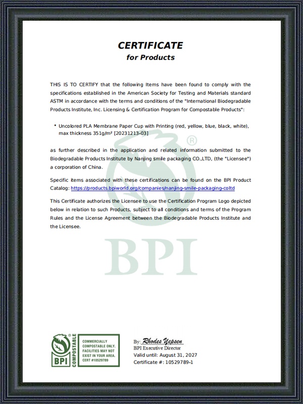BPI Sertifikası