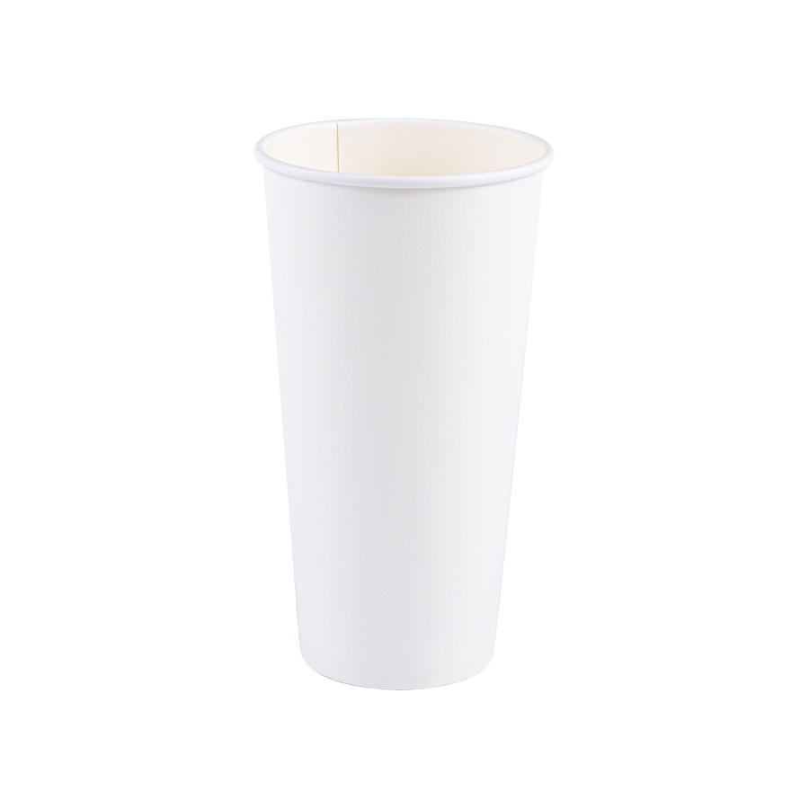 16oz（500ml）PLA Biyobozunur Tek Duvarlı Kağıt Bardak